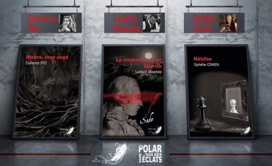 Clarence Pitz, Ophélie Cohen et Ludovic Miserole – Salon « Le polar dans tous ses éclats »